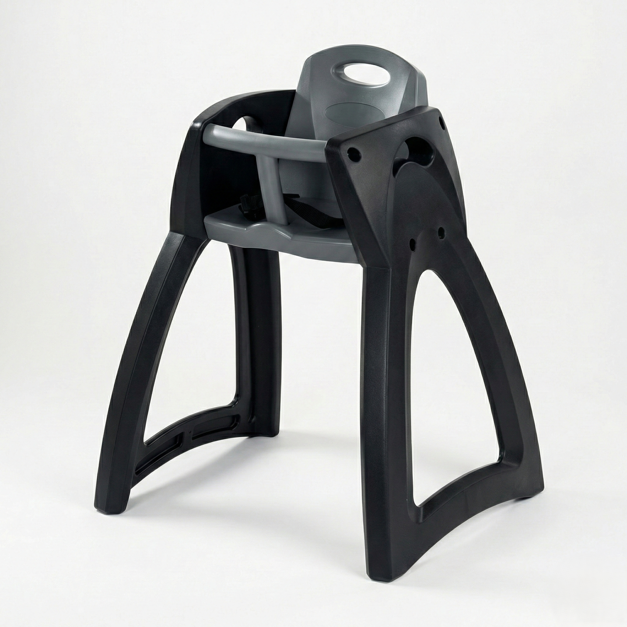 4921 Chaise haute enfant grise