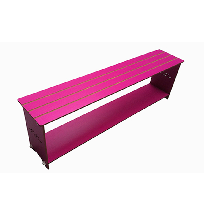 Banc assise simple stratifie