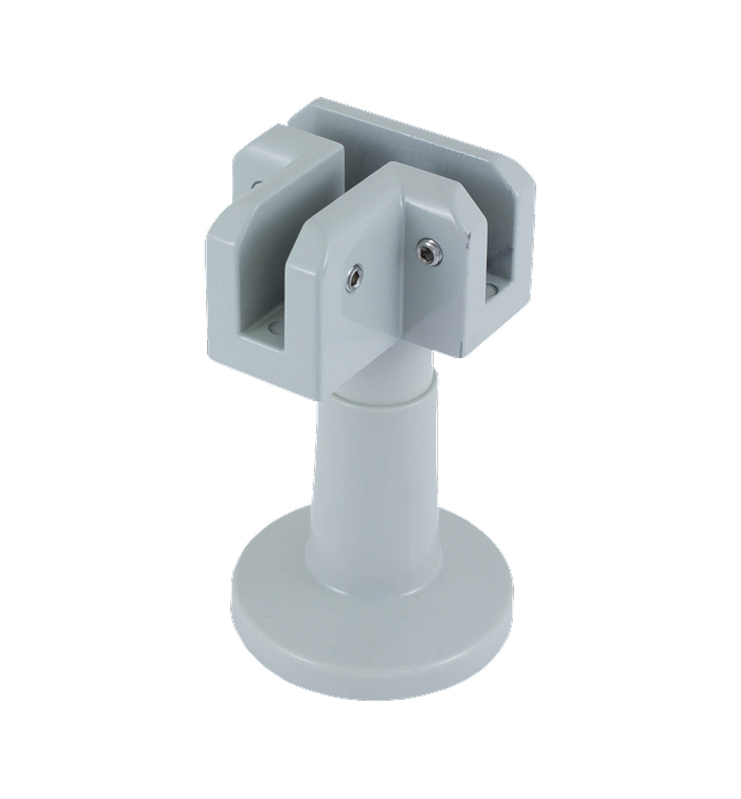 Pied de cabine déshabillage en T gris clair 7038-1