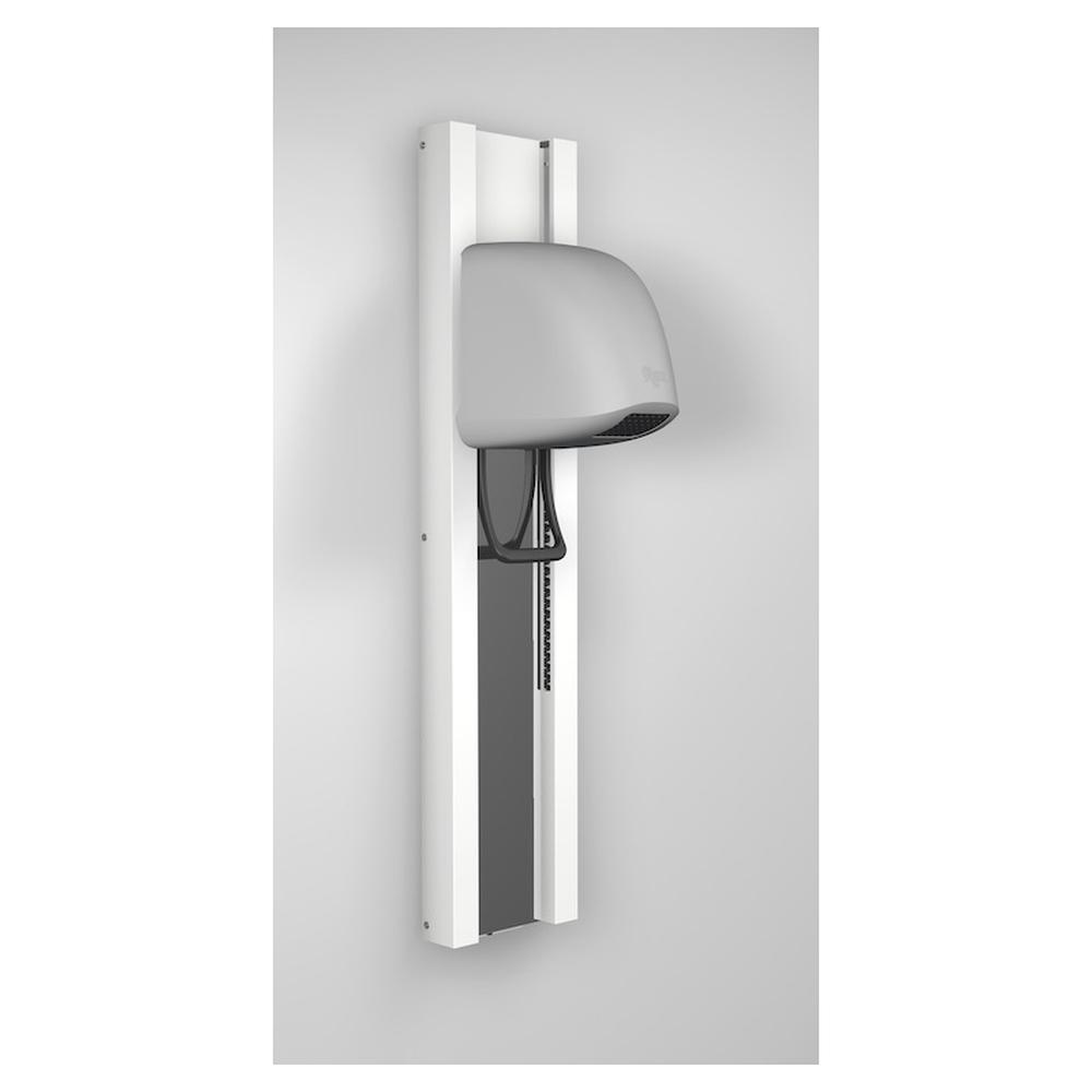 Seche cheveux beluga rez blanc sur rail avec miroir gris 91.031