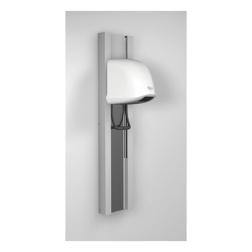 Seche cheveux beluga rez blanc sur rail girs sans miroir 91.020