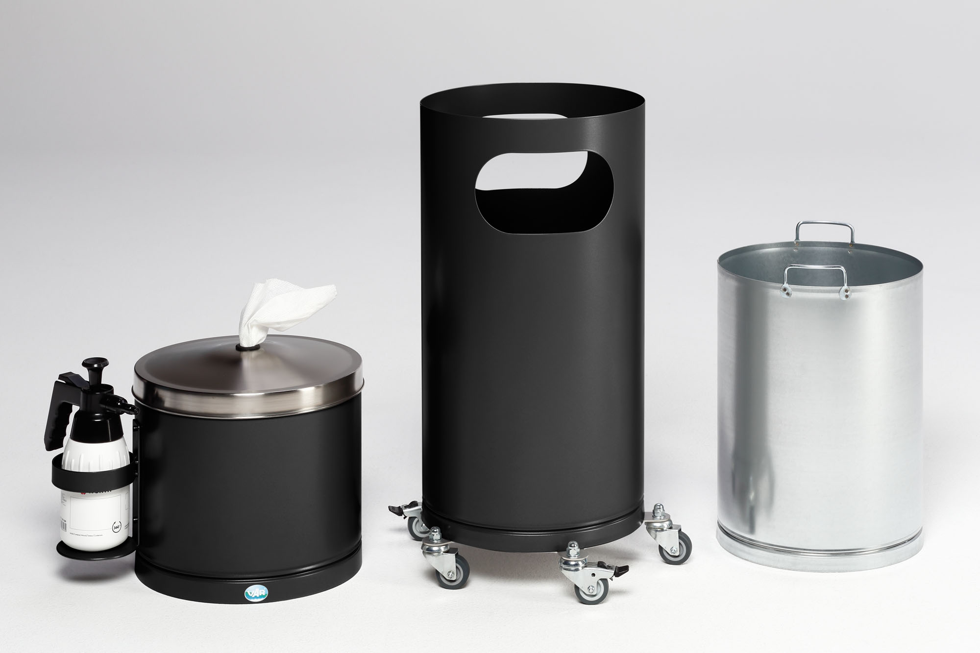 Station de désinfection pour papier avec porte bouteille var_172_12