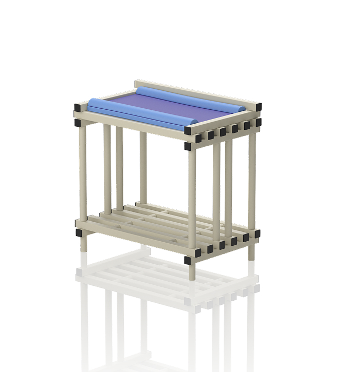 Table a langer avec matelas 8199_beige