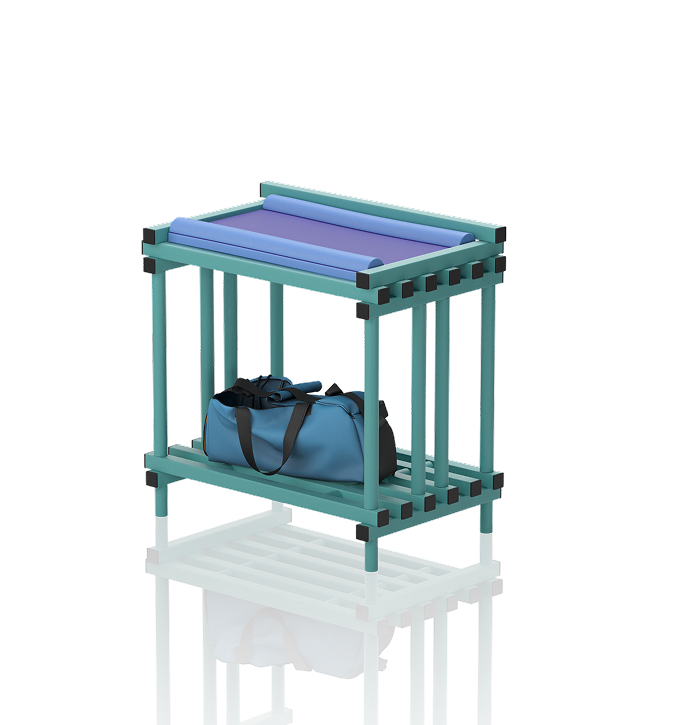 Table a langer avec matelas et pose bagage sac